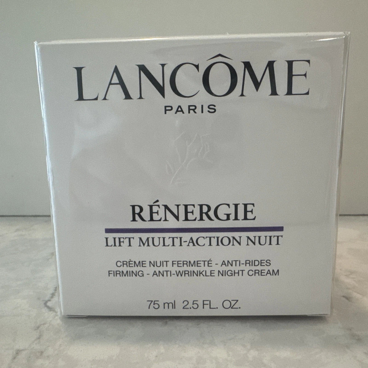 Lancôme Rénergie Lift Multi-Action Night Cream 2.5 oz / 75ml – Firming & Anti-Aging Overnight Moisturizer (New In Box)