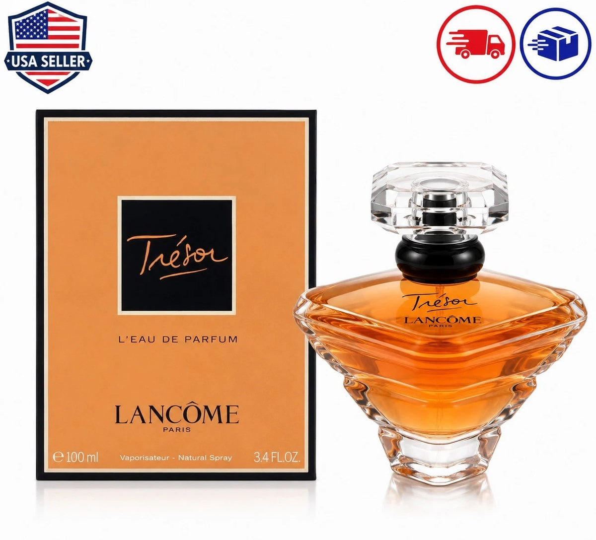 Lancôme Trésor Eau de Parfum Spray for Women 3.4 fl oz (100 mL) | Brand New & Sealed